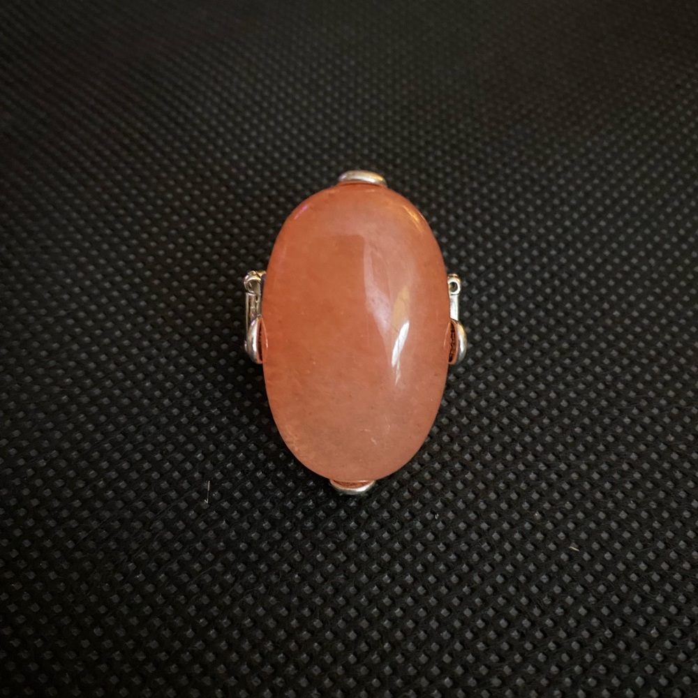 ❣️Large orange stone ring❣️* - Picture 3 of 3